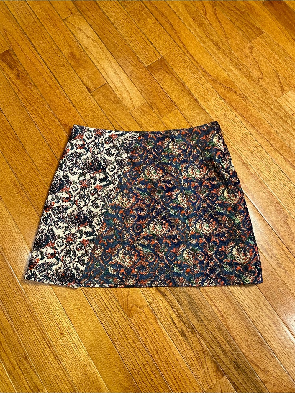 Free People Patterned Mini Skirt